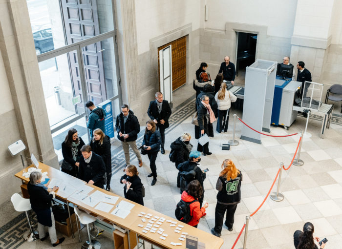 Eingangskontrolle im Bundesministerium für Wirtschaft und Klimaschutz