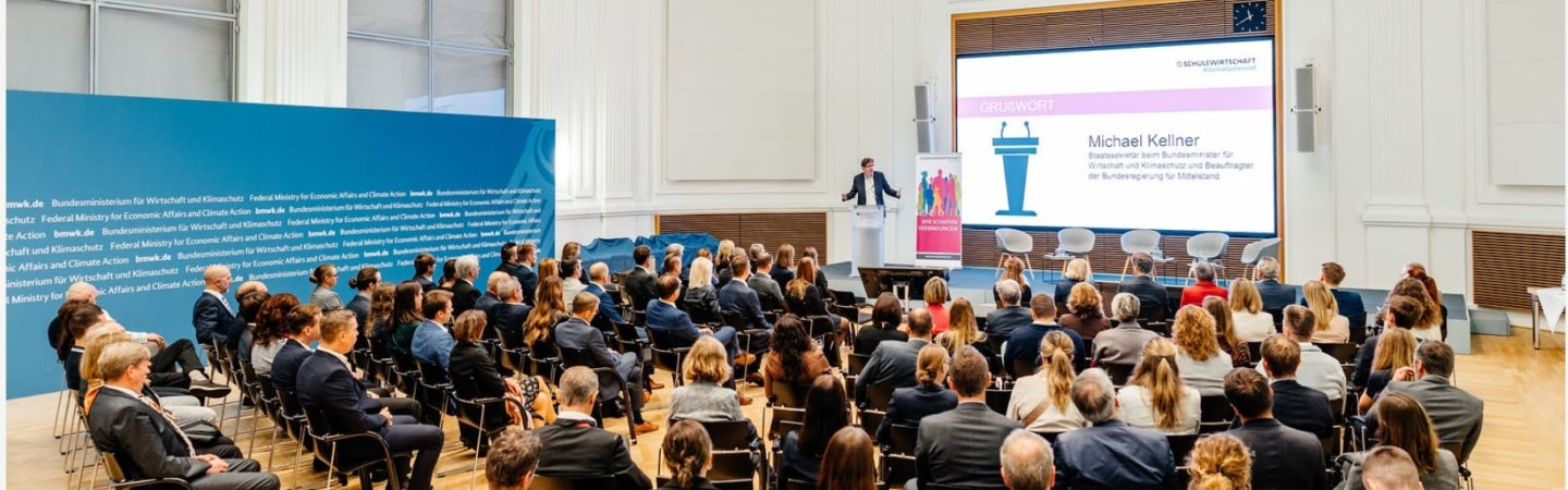 Aufnahme vom Schulewirtschaftspreis 2022